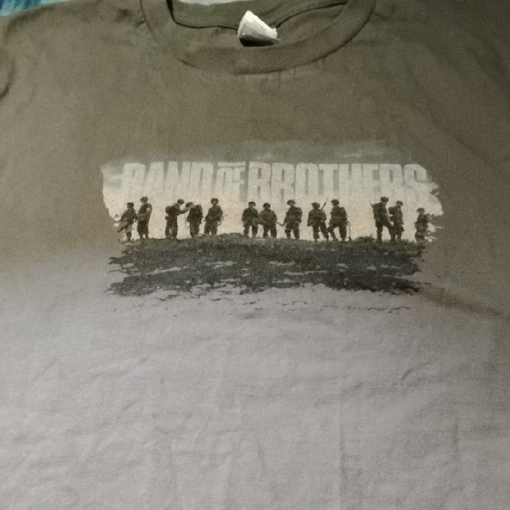 Gildan Gray Band Of Brothers Short Sleeve Tee